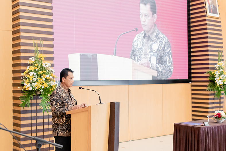 Sambutan dari Direktur Utama BPD DIY,Bapak Santoso Rohmad