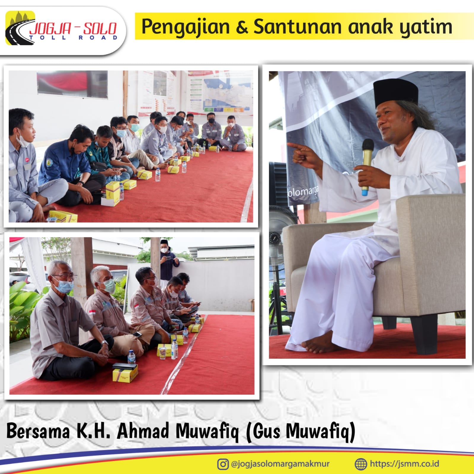 Ceramah serta Pengajian yang dibawakan oleh K.H . Ahmad Muwafiq