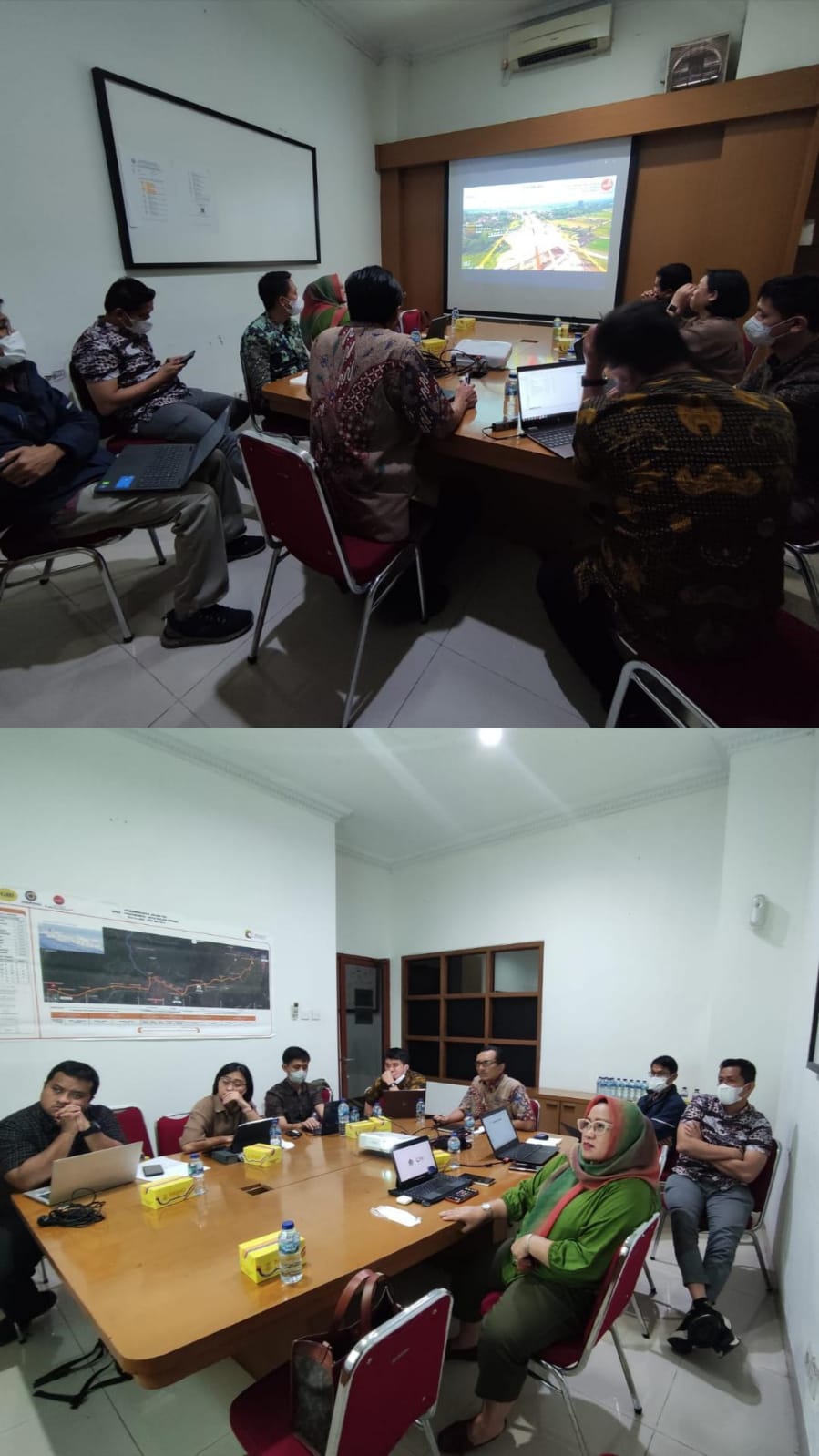 Dalam rangka melaksanakan pemeriksaan dan pemenuhan keterangan terkait pencatatan dan pelaporan data Perjanjian Konsesi Jasa di Badan Usaha Jalan Tol (BUJT), Tim Badan Pemeriksa Keuangan Republik Indonesia (BPK-RI) di dampingi oleh Badan Pengatur Jalan Tol ( BPJT) melakukan kunjungan kerja di PT Jogjasolo Marga Makmur