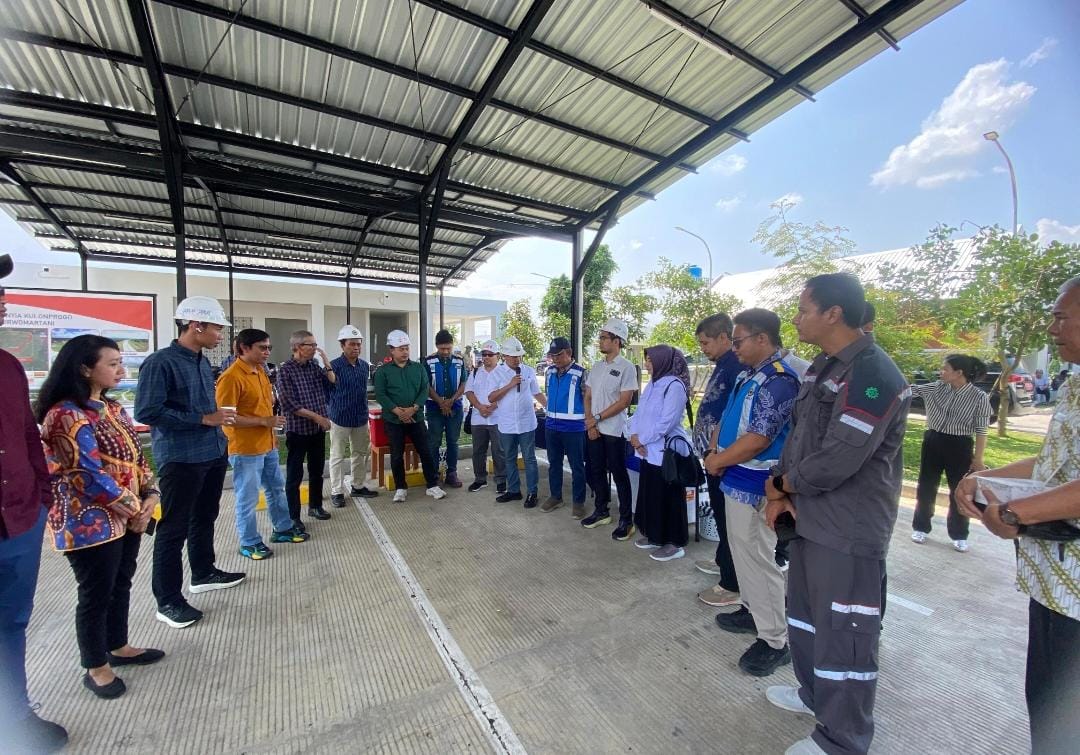 sebelum melakukan kunjungan lapangan terlebih dahulu dilakukan safety induction